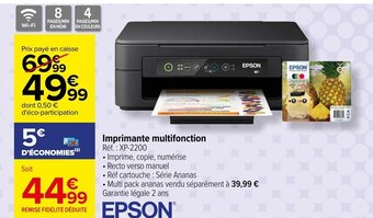 Carrefour Imprimante multifonction offre