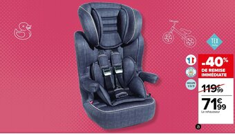 b./Siège-auto pivotant groupe 0/1 De la naissance