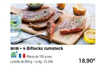 Thiriet 4 Biftecks Rumsteck offre