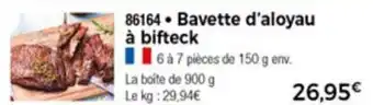 Bavette d'aloyau Ă Bifteck