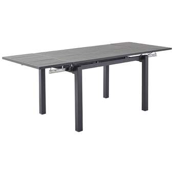 Jardiland Ecloz - table juliette graphite l.130/170/210 x l.80 x h.74 cm offre