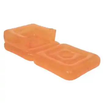 Sunnylife - fauteuil de plage gonflable pliant orange néon