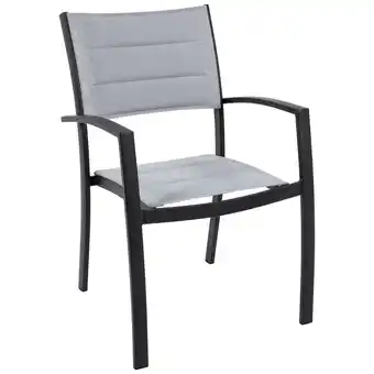 Jardiland Fauteuil solana gris - l.57 x l.60 x h.88 cm offre