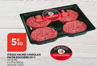 Bi1 Steaks Hachés Charolais Façon Bouchère Bi1 offre