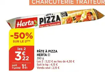 Bi1 Pâte à Pizza Herta offre