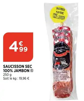 Bi1 Saucisson 100% Jambon offre