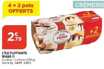 Bi1 L'île Flottante Rians offre