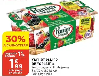 Bi1 Yaourt Panier De Yoplait offre