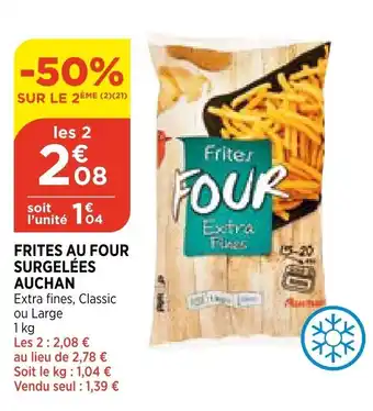 Bi1 Frites Au Four Surgelées offre