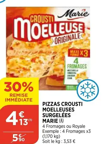 Pizzas Crousti Moelleuses Surgelées