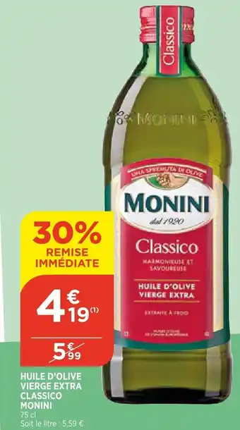 Huile D'Olive Vierge Extra Classico Monini