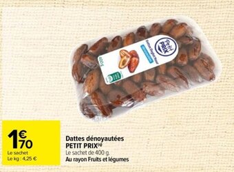 Carrefour Dattes dénoyautées PETIT PRIX offre