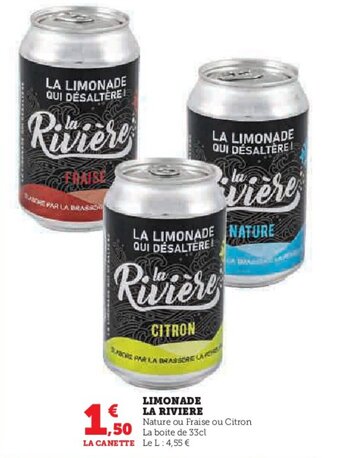 Super U LIMONADE LA RIVIERE offre