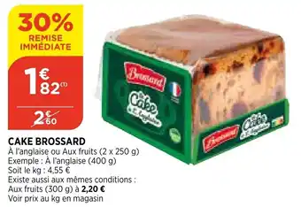 Bi1 Cake Brossard offre