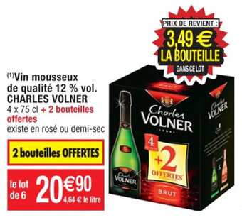 Cora x Carrefour (1) Vin mousseux de qualité 12 % vol. CHARLES VOLNER offre
