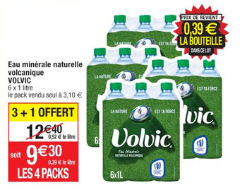 Cora x Carrefour Eau minérale naturelle volcanique VOLVIC offre