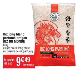 Cora x Carrefour Riz long blanc parfumé dragon RIZ DU MONDE offre