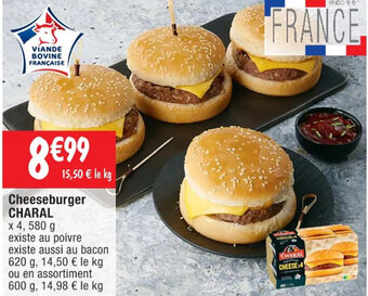 Cora x Carrefour Cheeseburger CHARAL offre