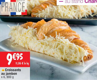 Cora x Carrefour Croissants au jambon offre