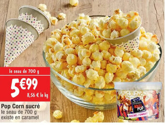 Cora x Carrefour Pop Corn sucré offre