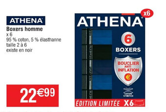 Cora x Carrefour Boxers homme offre