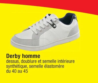 Cora x Carrefour Derby homme offre