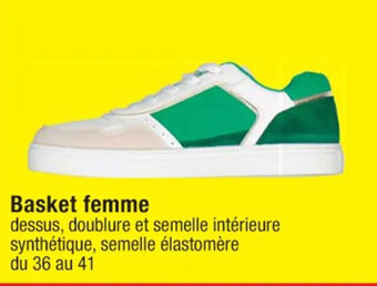 Cora x Carrefour Basket femme offre