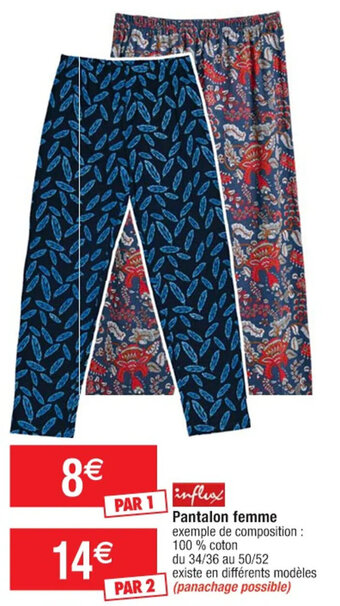 Cora x Carrefour Pantalon femme offre