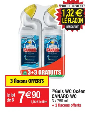 Cora x Carrefour (2) Gels WC Océan CANARD WC offre