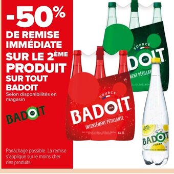 Carrefour Market SUR TOUT BADOIT Selon disponibilités en offre