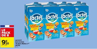 Carrefour Market Lait U.H.T. demi-écrémé <<De Bons Matins !>>(n) LACTEL offre