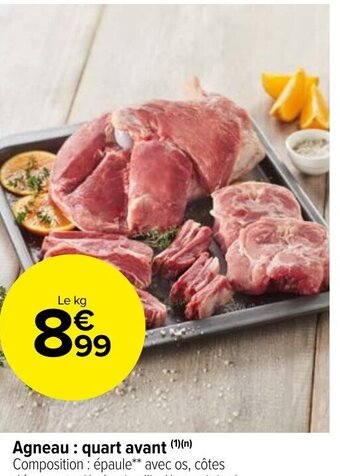 Carrefour Market Agneau : quart avant (¹)(n) offre