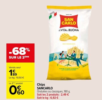 Carrefour Market Chips SANCARLO offre