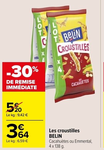 Carrefour Market Les croustilles BELIN offre
