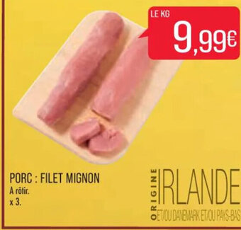 Match PORC FILET MIGNON A rôtir. offre