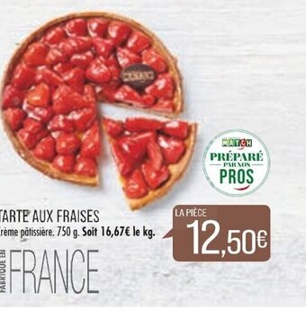 Match TARTE AUX FRAISES offre