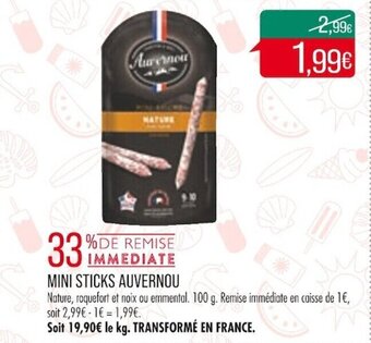 Match MINI STICKS AUVERNOU offre