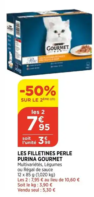 Les Filletines Perle Purina Gourmet