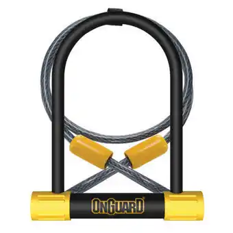 Decathlon Antivol u onguard bulldog dt-115mmx230mmx13mm+120cmx10mm offre