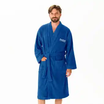 Decathlon Peignoir de bain adulte 100% coton football paris - magique offre