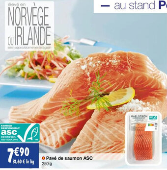 Migros →Pavé de saumon ASC offre