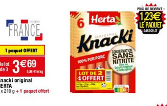 Migros Knacki original HERTA offre