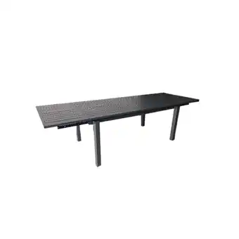 Gamm vert Table de jardin extensible 220/270/320 cm pro loisirs - graphite offre