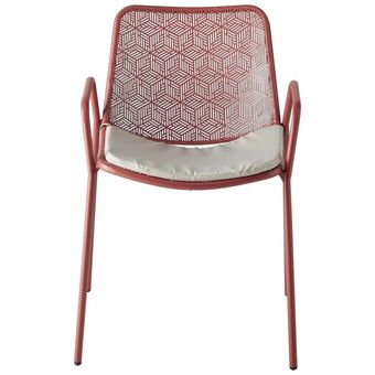 Gamm vert Fauteuil de jardin ecloz avec coussin evolution terracotta offre
