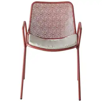 Gamm vert Fauteuil de jardin ecloz avec coussin evolution terracotta offre