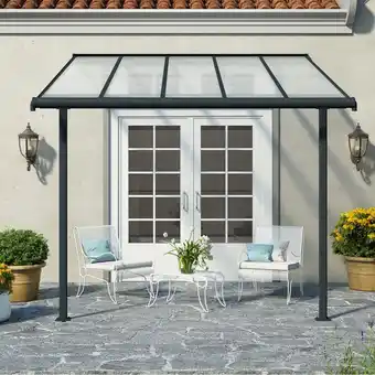 Pergola adossée sierra 3x3 - palram canopia