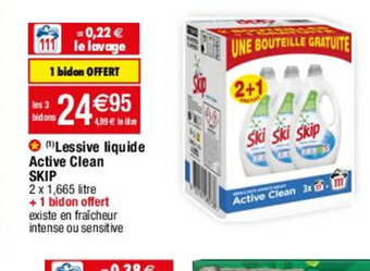 Migros ✪ "Lessive liquide Active Clean SKIP offre