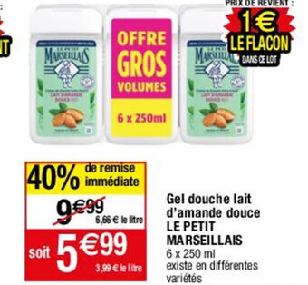 Migros Gel douche lait d'amande douce offre