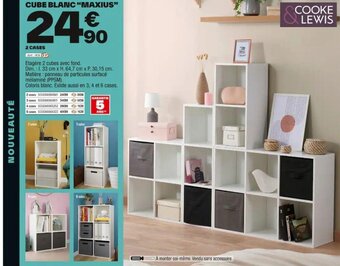 CUBE BLANC "MAXIUS"
