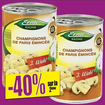 Norma Champignons de paris offre
